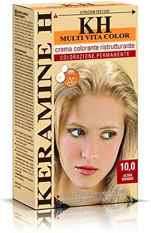 Keramine H Crema Colorante Ristrutturante, 3 Confezioni da 110 ml, 330 ml