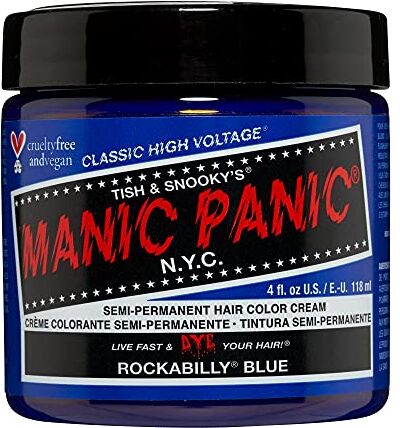 MANIC PANIC Classic High Voltage Rockabilly Blue 118ml crema colorante semi-permanente