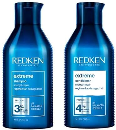 Redken Extreme Shampoo 300ml & Balsamo 300ml Duo