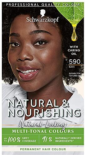 Schwarzkopf Natural & Nutriente 590 Nero Permanente Tintura Per Capelli Vegan