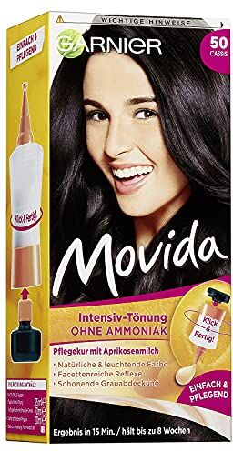 Garnier Movida Crema Shampoo Colorante, 50 Prugna