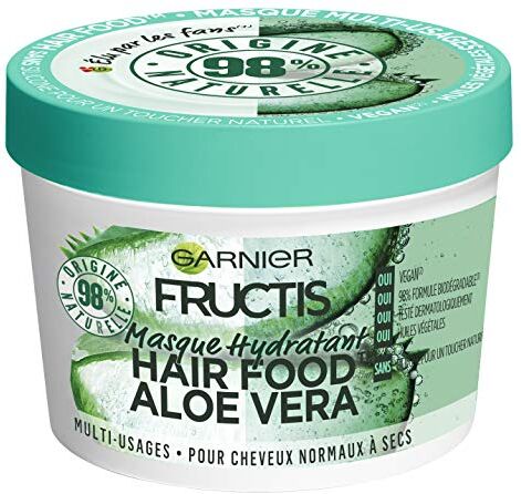 Garnier Fructis Hair Food Maschera multiuso Aloe 390 ml – Set di 3