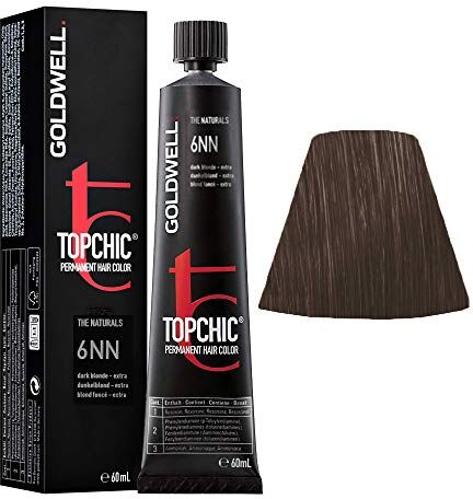 Goldwell Topchic Hair Color Tube #6NN Dark Blonde Extra Resistant by