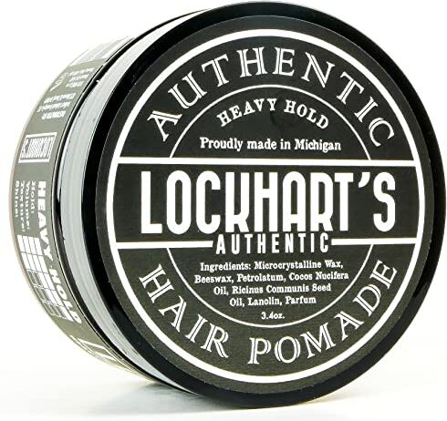 Lockhart's Authentic Hair Pomade Heavy Hold, 4 oz by