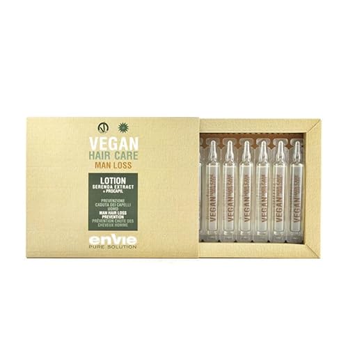 Generic Trattamento anticaduta uomo Vegan Envie 8 fiale da 10 ml