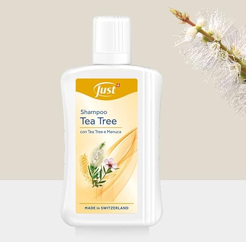 Generic JUST Shampoo Tea Tree con Estratto di Manuca 250 ML Per Un Cuoio Capelluto Sano