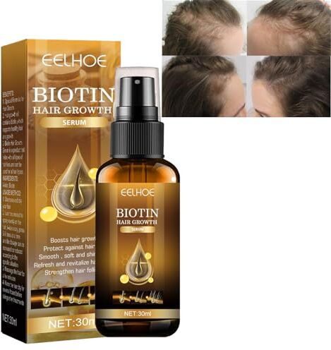 Generic Biancat Biotin siero per la crescita dei capelli, 30 ml, biotina, spray per la crescita dei capelli, biotina per la crescita dei capelli, olio per la crescita dei capelli biotina, anti-perdita e