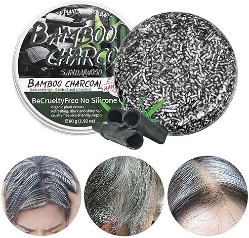 tongfeng Mane Grey Reverse Bar   Sapone per la rimozione dei capelli fatto a mano, sapone scurente per capelli, pezzo di shampoo a carbone nero, pezzo di depilazione grigio per donne, uomini, bambini