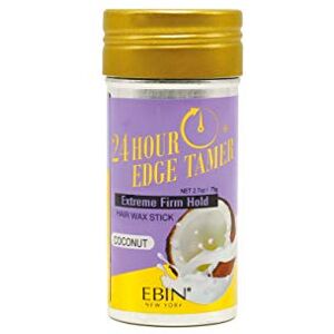 EBIN NEW YORK 24 Hour Edge Tamer Hair Sleek Stick, Tenuta Estrema, 2,7 oz, Cocco Sleek & Go, No desquamazione e residuo bianco EBIN NEW YORK 24 Hour Edge Tamer Hair Sleek Stick, Tenuta Estrema, 2,7 oz, Cocco Sleek & Go, No desquamazione e residuo bianco