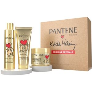 Pantene X Keith Haring Edizione Speciale Shampoo, Balsamo E Maschera Kit Regalo Protezione Cheratina Per Capelli Secchi E Danneggiati: Shampoo 250ml, Balsamo 220 ml, Maschera 300ml Pantene X Keith Haring Edizione Speciale Shampoo, Balsamo E Maschera Kit Regalo Protezione Cheratina Per Capelli Secchi E Danneggiati: Shampoo 250ml, Balsamo 220 ml, Maschera 300ml