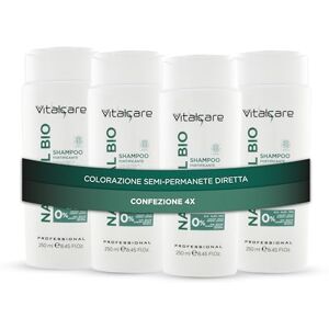 Vitalcare Natural Bio Shampoo Capelli Fortificante, con Estratti di Avena e Camomilla, Shampoo per Tutti i Tipi di Capelli, 4 x 250 ml Vitalcare Natural Bio Shampoo Capelli Fortificante, con Estratti di Avena e Camomilla, Shampoo per Tutti i Tipi di Capelli, 4 x 250 ml