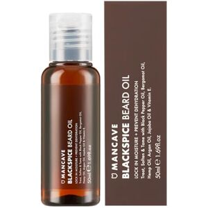 ManCave Olio da Barba Blackspice 50ml – Con Olio di Argan, Bergamotto e Canapa Ammorbidisce e Disciplina la Barba Favorisce la Crescita, Vegano, Prodotto nel Regno Unito ManCave Olio da Barba Blackspice 50ml – Con Olio di Argan, Bergamotto e Canapa Ammorbidisce e Disciplina la Barba Favorisce la Crescita, Vegano, Prodotto nel Regno Unito