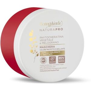 Bottega Verde Maschera Capelli Natura Pro, per Capelli Colorati o Trattati, 250 ml, con Phytocheratina Vegetale e Iperfermentato di Melograno, Ravviva e Protegge il Colore a Lungo Bottega Verde Maschera Capelli Natura Pro, per Capelli Colorati o Trattati, 250 ml, con Phytocheratina Vegetale e Iperfermentato di Melograno, Ravviva e Protegge il Colore a Lungo