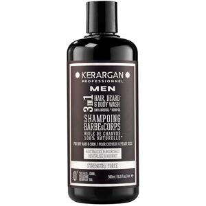 KERARGAN Shampoo Fortificante 3in1 all'Olio di Canapa Rinforza Capelli, Barba e Corpo Rivitalizza, Nutre Per Pelli e Capelli Secchi Senza Solfati, GMO, Silicone, Oli Minerali 500ml KERARGAN Shampoo Fortificante 3in1 all'Olio di Canapa Rinforza Capelli, Barba e Corpo Rivitalizza, Nutre Per Pelli e Capelli Secchi Senza Solfati, GMO, Silicone, Oli Minerali 500ml