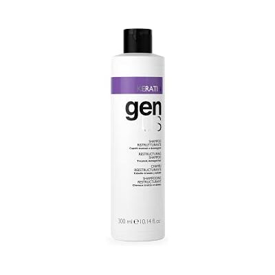 Genus Shampoo ristrutturante KERATIN capelli danneggiati e trattati 300 ml PCETZ Genus Shampoo ristrutturante KERATIN capelli danneggiati e trattati 300 ml PCETZ