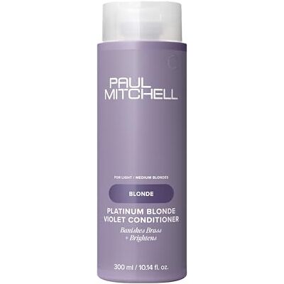 Paul Mitchell Platinum Blonde Balsamo Viola, Elimina Tonalità Rash e Chiarisce il Colore, Ideale per Capelli Biondo Chiaro a Medio, Argento, Grigio o Bianco, 300 ml Paul Mitchell Platinum Blonde Balsamo Viola, Elimina Tonalità Rash e Chiarisce il Colore, Ideale per Capelli Biondo Chiaro a Medio, Argento, Grigio o Bianco, 300 ml