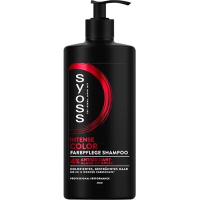 Syoss Shampoo Color (440 ml), shampoo per capelli colorati, evidenziati e tinti, protegge fino a 12 settimane dallo sbiadimento, formula vegana con fiore di Tsubaki Syoss Shampoo Color (440 ml), shampoo per capelli colorati, evidenziati e tinti, protegge fino a 12 settimane dallo sbiadimento, formula vegana con fiore di Tsubaki