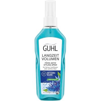 Guhl Spray per lo styling attivo – Contenuto: 150 ml – dalla serie a lungo termine Volume – Tipo di capelli: fini, impotenti o piatti – Dermatologicamente confermato Guhl Spray per lo styling attivo – Contenuto: 150 ml – dalla serie a lungo termine Volume – Tipo di capelli: fini, impotenti o piatti – Dermatologicamente confermato