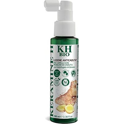 Keramine H Lozione Anticaduta Bio 100 ml per Capelli con Problemi di Caduta con Centrifugato di Zenzero Certificato Bio e Vegano Keramine H Lozione Anticaduta Bio 100 ml per Capelli con Problemi di Caduta con Centrifugato di Zenzero Certificato Bio e Vegano