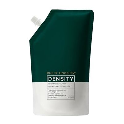 Philip Kingsley Density Thickening Shampoo For Thinning Hair and Hair Loss Fine, Fragile, Thin Hair Thickener and Strengthener Helps Volumize and Strengthen Hair 1000ml Refill Pouch Philip Kingsley Density Thickening Shampoo For Thinning Hair and Hair Loss Fine, Fragile, Thin Hair Thickener and Strengthener Helps Volumize and Strengthen Hair 1000ml Refill Pouch