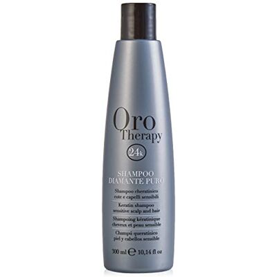 FANOLA Keratin Shampoo Diamante Puro 300ml Sensitized & Stressed Hair Oro Therapy 24k ® Capelli Sensibilizzati e Stressati, 300 ml FANOLA Keratin Shampoo Diamante Puro 300ml Sensitized & Stressed Hair Oro Therapy 24k ® Capelli Sensibilizzati e Stressati, 300 ml