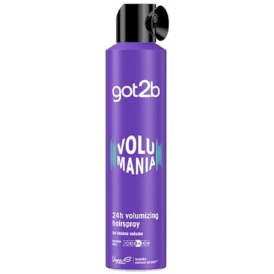 got2b Lacca Volume Volumania, Vegana, Fissaggio Forte, 300ml got2b Lacca Volume Volumania, Vegana, Fissaggio Forte, 300ml