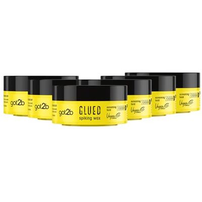 got2b Schwarzkopf incollato Chiodare cera, 75ml (confezione da 6) got2b Schwarzkopf incollato Chiodare cera, 75ml (confezione da 6)