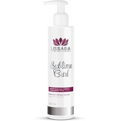 Lissara Gelatina da parrucchiere Sublime Curl Definizione perfetta e controllo dei riccioli 200 ml Made in France Lissara Gelatina da parrucchiere Sublime Curl Definizione perfetta e controllo dei riccioli 200 ml Made in France