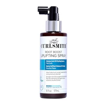 CURLSMITH Root Boost Uplifting Spray Spray volumizzante per radici per capelli ricci, volumizzante leggero, Tutti i tipi di ricci, vegano, 177 ml CURLSMITH Root Boost Uplifting Spray Spray volumizzante per radici per capelli ricci, volumizzante leggero, Tutti i tipi di ricci, vegano, 177 ml