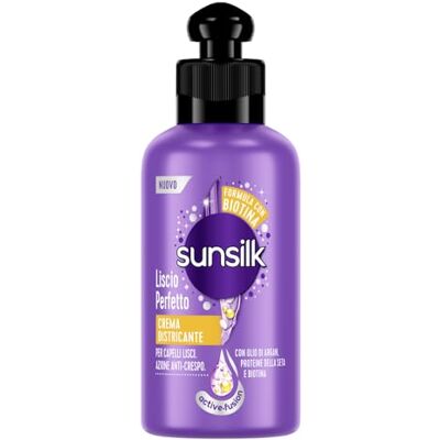 Sunsilk , Crema Districante Liscio Perfetto, Crema per Capelli Lisci a Lungo, Senza Risciacquo, Formula Active Fusion con Olio di Argan, Proteine della Seta e Biotina, 6 Pezzi da 200 ml Sunsilk , Crema Districante Liscio Perfetto, Crema per Capelli Lisci a Lungo, Senza Risciacquo, Formula Active Fusion con Olio di Argan, Proteine della Seta e Biotina, 6 Pezzi da 200 ml
