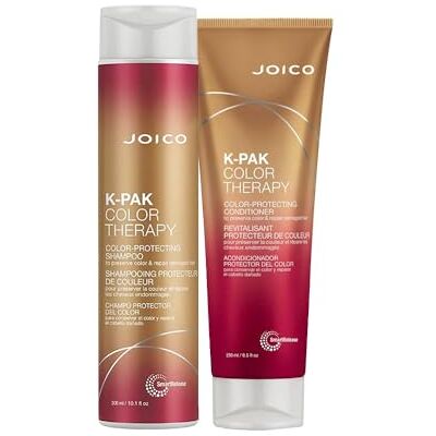 Joico Shampoo K-PAK Color Therapy 300 ml e balsamo 250 ml per preservare il colore e riparare i capelli danneggiati Joico Shampoo K-PAK Color Therapy 300 ml e balsamo 250 ml per preservare il colore e riparare i capelli danneggiati