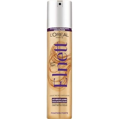 L'Oréal Paris Elnett Laque Micro-Diffusion Fixation Forte Anti-Reflets Jaunes - Lacca per capelli L'Oréal Paris Elnett Laque Micro-Diffusion Fixation Forte Anti-Reflets Jaunes - Lacca per capelli
