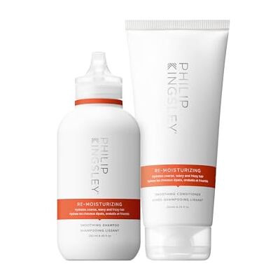 Philip Kingsley Set Shampoo e Balsamo Reidratante Duo idratante per capelli ricci, crespi, secchi e mossi Idrata e leviga i capelli 250 ml e 200 ml Philip Kingsley Set Shampoo e Balsamo Reidratante Duo idratante per capelli ricci, crespi, secchi e mossi Idrata e leviga i capelli 250 ml e 200 ml