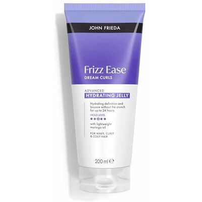 John Frieda Ease Dream Curls Gel idratante per ricci Definizione flessibile senza rigidità Idratazione duratura fino a 24 ore Con olio di Moringa Metodo curly Formula vegana 200 ml John Frieda Ease Dream Curls Gel idratante per ricci Definizione flessibile senza rigidità Idratazione duratura fino a 24 ore Con olio di Moringa Metodo curly Formula vegana 200 ml