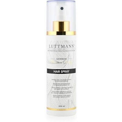 LUTTMANN ® Spray per capello naturali e sintetici 200 ml Tenuta perfetta e lucentezza naturale per parrucche e sistemi di capelli. LUTTMANN ® Spray per capello naturali e sintetici 200 ml Tenuta perfetta e lucentezza naturale per parrucche e sistemi di capelli.