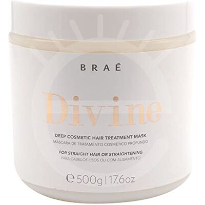 B R A É Braé Divine Máscara para Cabelos Lisos ou com Alisamento 500g B R A É Braé Divine Máscara para Cabelos Lisos ou com Alisamento 500g