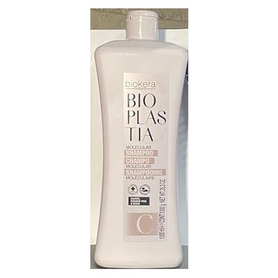 SALERM Shampoo Molecolare Biokera Bioplastica 1000 ml Shampoo senza solfati e senza parabeni Cheratina vegana Rivitalizza fibre capillari ed equilibra il Ph dopo lisciatura Capelli senza SALERM Shampoo Molecolare Biokera Bioplastica 1000 ml Shampoo senza solfati e senza parabeni Cheratina vegana Rivitalizza fibre capillari ed equilibra il Ph dopo lisciatura Capelli senza