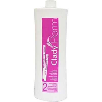 Clady Perm Permanente a Freddo, Effetto Capelli Mossi e Ricci, Onde Naturali, N.2 per Capelli Tinti/Sensibili, 1 lt Clady Perm Permanente a Freddo, Effetto Capelli Mossi e Ricci, Onde Naturali, N.2 per Capelli Tinti/Sensibili, 1 lt
