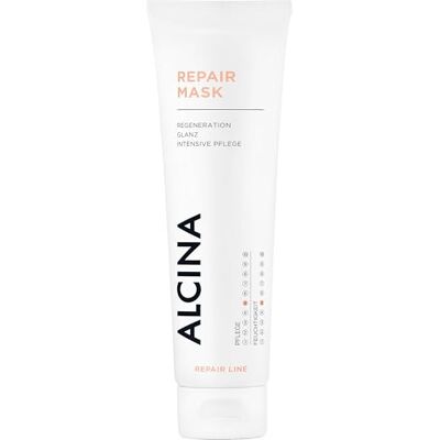 Alcina Maschera riparatrice, 1 x 150 ml, maschera nutriente per capelli secchi e danneggiati, rigenera e rafforza la struttura dei capelli, dona lucentezza e morbidezza, facile da pettinare, con olio Alcina Maschera riparatrice, 1 x 150 ml, maschera nutriente per capelli secchi e danneggiati, rigenera e rafforza la struttura dei capelli, dona lucentezza e morbidezza, facile da pettinare, con olio