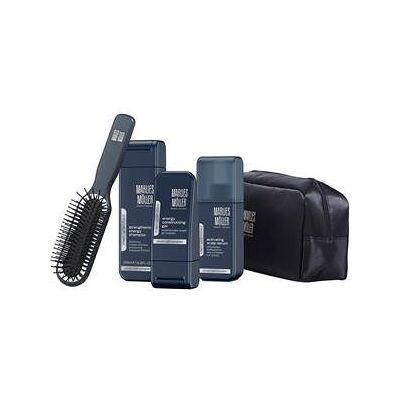 Marlies Möller - Set di cura dei capelli con Necessaire blu per lui Marlies Möller - Set di cura dei capelli con Necessaire blu per lui