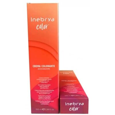 Inebrya Crema colore permanente per capelli con semi di lino e aloe vera 100ml 7/34 BIONDO DORATO RAME Inebrya Crema colore permanente per capelli con semi di lino e aloe vera 100ml 7/34 BIONDO DORATO RAME