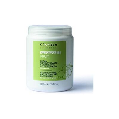 OYSTER cosmetics, Cosmetics Sublime Maschera All'olio D'oliva Ristrutturante Edistricante, Bianco, Green, 1000 Millilitro OYSTER cosmetics, Cosmetics Sublime Maschera All'olio D'oliva Ristrutturante Edistricante, Bianco, Green, 1000 Millilitro