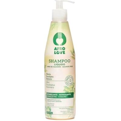 realGOOS AfroLove Shampoo Liquido Menta Eucalipto Rosmarino Naturalmente Rinfrescante 450 ml realGOOS AfroLove Shampoo Liquido Menta Eucalipto Rosmarino Naturalmente Rinfrescante 450 ml
