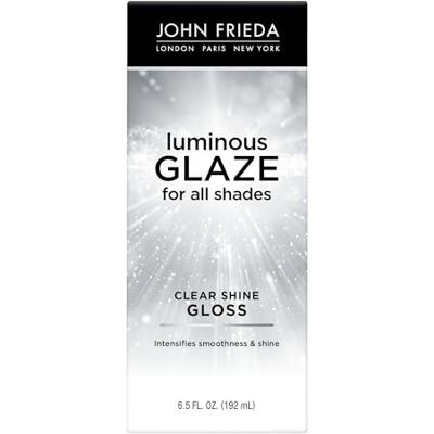 John Frieda Liquid Shine Clear Hair Glaze, 6.5 Fluid Ounce by KAO Brands John Frieda Liquid Shine Clear Hair Glaze, 6.5 Fluid Ounce by KAO Brands