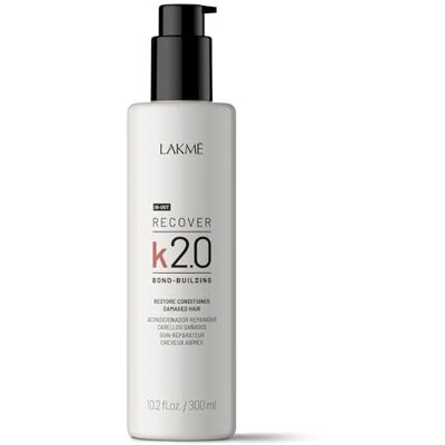 LAKMÉ K2.0 Recover Balsamo riparatore per capelli danneggiati, 300 ml, con acido ialuronico e peptidi LAKMÉ K2.0 Recover Balsamo riparatore per capelli danneggiati, 300 ml, con acido ialuronico e peptidi