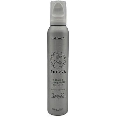 Kemon Actyva volume e corposità schiuma a tenuta forte 200ml Kemon Actyva volume e corposità schiuma a tenuta forte 200ml