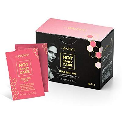 elchim Cura del miele caldo: sistema anti crespo e lucentezza dei capelli per capelli secchi/danneggiati, siero dei capelli e kit di avviamento, asciugacapelli concentratore compatibile con asciugacapelli elchim Cura del miele caldo: sistema anti crespo e lucentezza dei capelli per capelli secchi/danneggiati, siero dei capelli e kit di avviamento, asciugacapelli concentratore compatibile con asciugacapelli