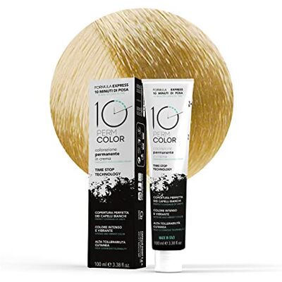 Capello point 10 Perm, Colorazione a Lunga Durata Express 10 Biondo Platino Naturale Tinta per Capelli, Copertura Rapida e Omogenea in 10 Minuti, Colore Brillante, Intenso e Luminoso, 100 ml Capello point 10 Perm, Colorazione a Lunga Durata Express 10 Biondo Platino Naturale Tinta per Capelli, Copertura Rapida e Omogenea in 10 Minuti, Colore Brillante, Intenso e Luminoso, 100 ml
