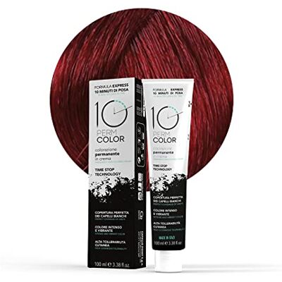 Capello point 10 Perm, Colorazione a Lunga Durata Express 6.66 Biondo Scuro Rosso Intenso Tinta per Capelli, Copertura Rapida e Omogenea in 10 Minuti, Colore Brillante, Intenso e Luminoso, 100 ml Capello point 10 Perm, Colorazione a Lunga Durata Express 6.66 Biondo Scuro Rosso Intenso Tinta per Capelli, Copertura Rapida e Omogenea in 10 Minuti, Colore Brillante, Intenso e Luminoso, 100 ml