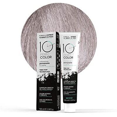 Capello point 10 Perm, Colorazione a Lunga Durata Express, 9.1 Biondo Molto Chiaro Cenere Tinta per Capelli, Copertura Rapida e Omogenea in 10 Minuti, Colore Brillante, Intenso e Luminoso, 100 ml Capello point 10 Perm, Colorazione a Lunga Durata Express, 9.1 Biondo Molto Chiaro Cenere Tinta per Capelli, Copertura Rapida e Omogenea in 10 Minuti, Colore Brillante, Intenso e Luminoso, 100 ml